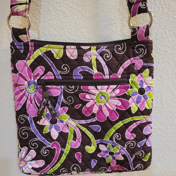 EUC Vera Bradley Crossbody in Purple Punch - Picture 4 of 9